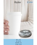 Gümüş Eskitme Mumluk Şamdan 3 Adet İnce Mum Uyumlu Donut Model